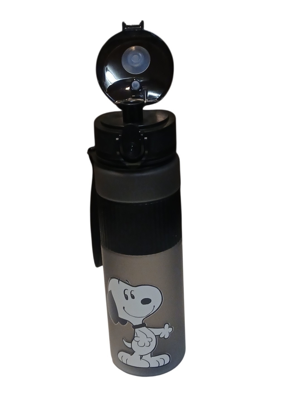 Peanuts -Snoopy Large Capacity Sport Bottle 550ML,Non-slip Rubber Screw Off Neck - Picture 3 of 12